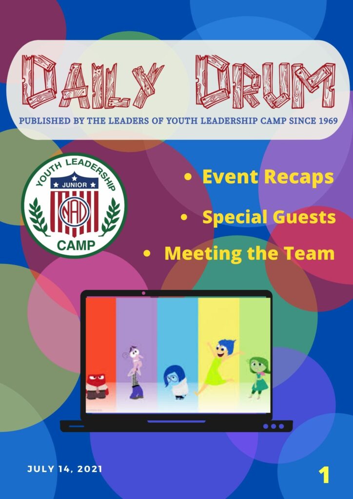 Front page of Daily Drum issue by Team Insouts